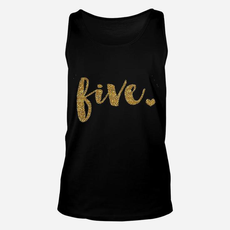 Fifth Birthday Five Year Old Unisex Tank Top
