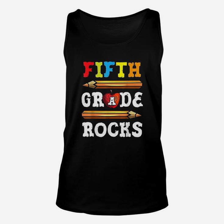 Fifth Grade Rocks Back To School Unisex Tank Top