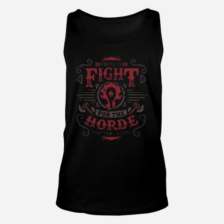 Fight For The Horde Unisex Tank Top