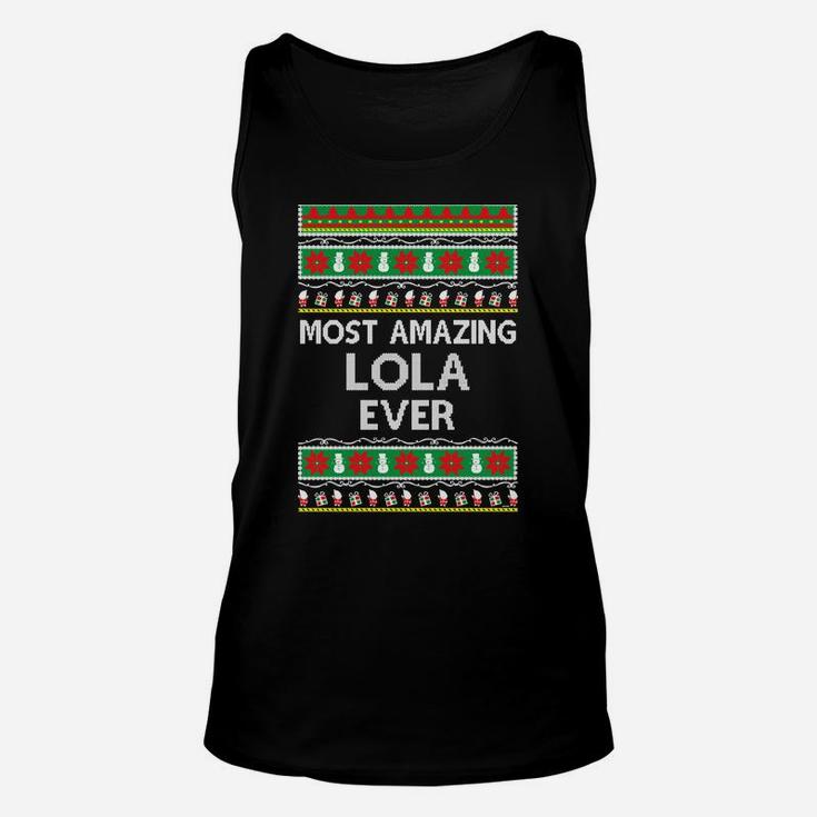 Filipino Gifts For Lola Ugly Christmas Gift Idea Sweatshirt Unisex Tank Top