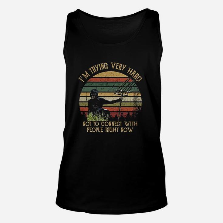 Finding David Funny Im Trying Very Hard Vintage Unisex Tank Top