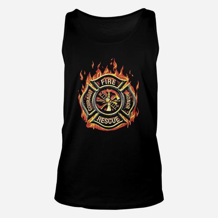 Fire Fighter Never Forget Unisex Tank Top