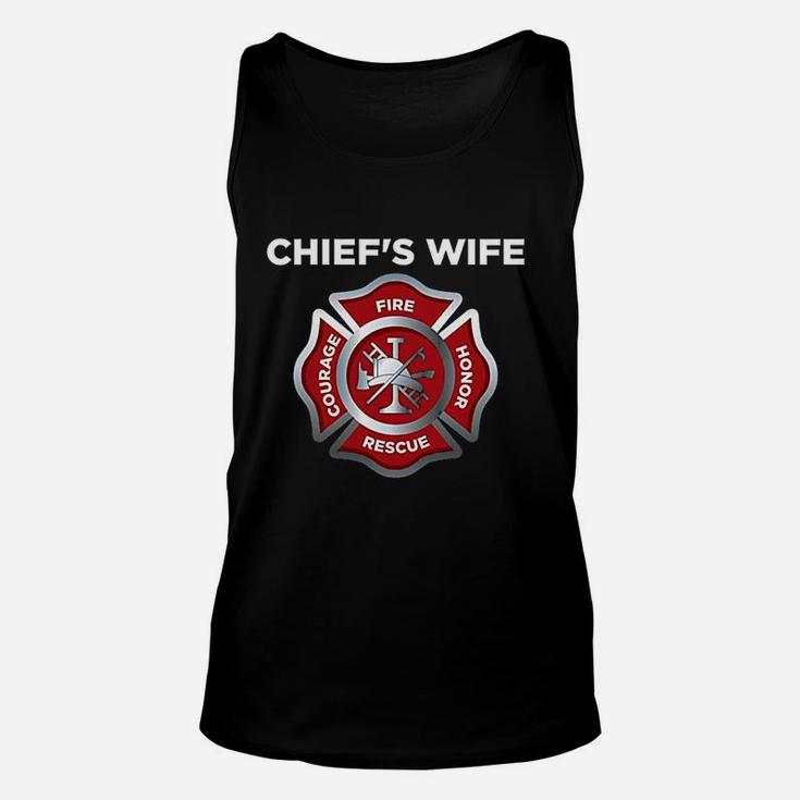 Firefighter Firemans Fire Chief Wife Unisex Tank Top