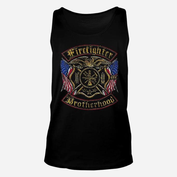 Firefighterelite Breed Fire Fighter Forged In Stee Unisex Tank Top