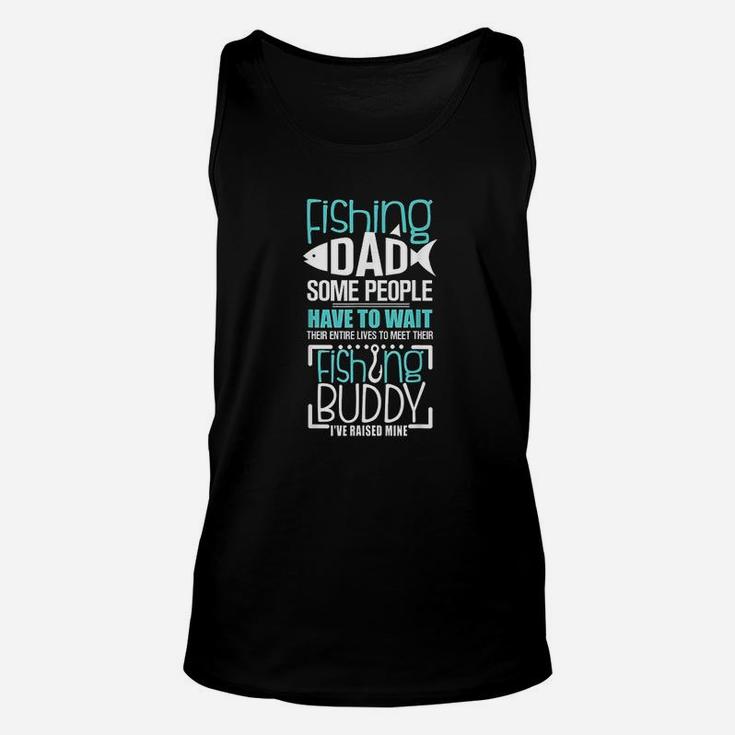 Fishing Dad Funny Father Kid Matching Unisex Tank Top