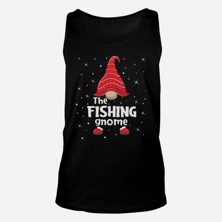 Fishing Gnome Family Matching Christmas Funny Gift Pajama Sweatshirt Unisex Tank Top