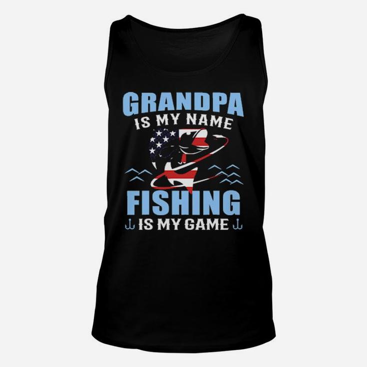 Fishing Is My Name Unisex Tank Top