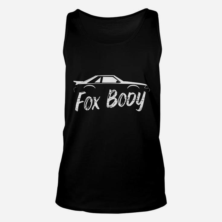 Foxbody 50 American Stang Muscle Car Unisex Tank Top