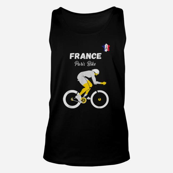 France Bike French Bicycle Racing Paris Bike Love Unisex Tank Top