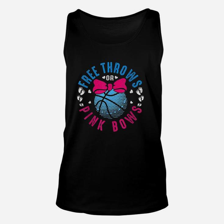 Free Throws Or Pink Bows Unisex Tank Top