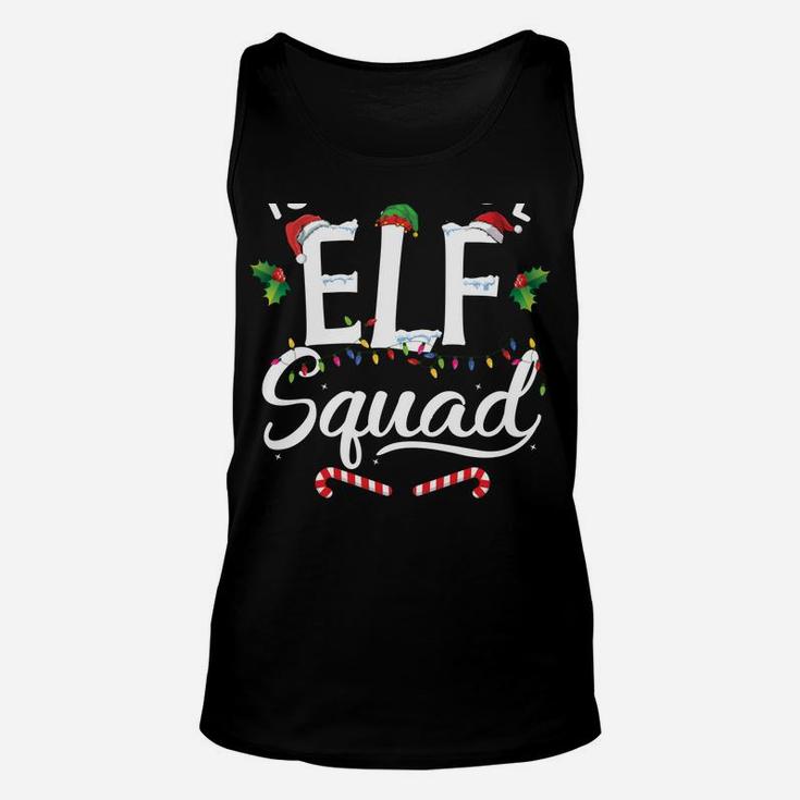 Funny 1St Grade Elf Squad Teacher Student Christmas Gift Sweatshirt Unisex Tank Top