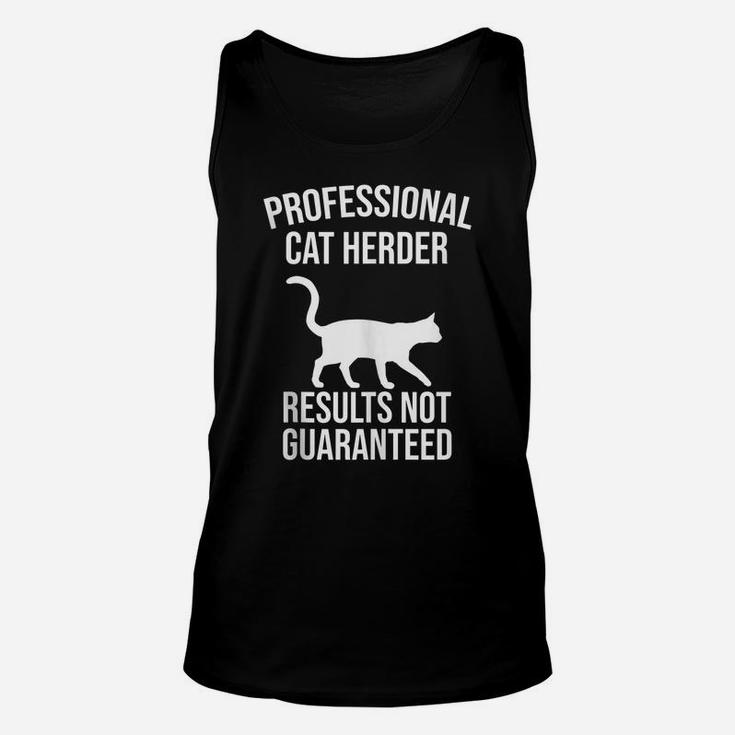 Funny Cat Herder Gift For Men Women Cool Kitten Pet Lovers Unisex Tank Top