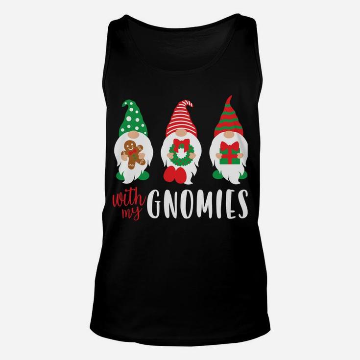 Funny Christmas Chillin With My Gnomies Cute Men Women Unisex Tank Top