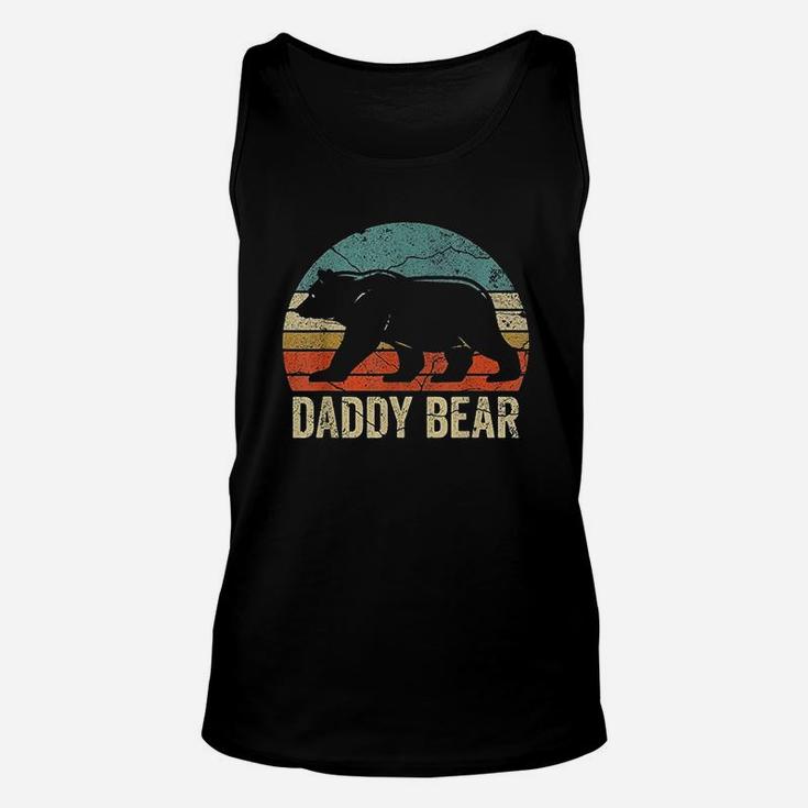 Funny Daddy Bear Dad Fathers Day Dad Daddy Bear Unisex Tank Top