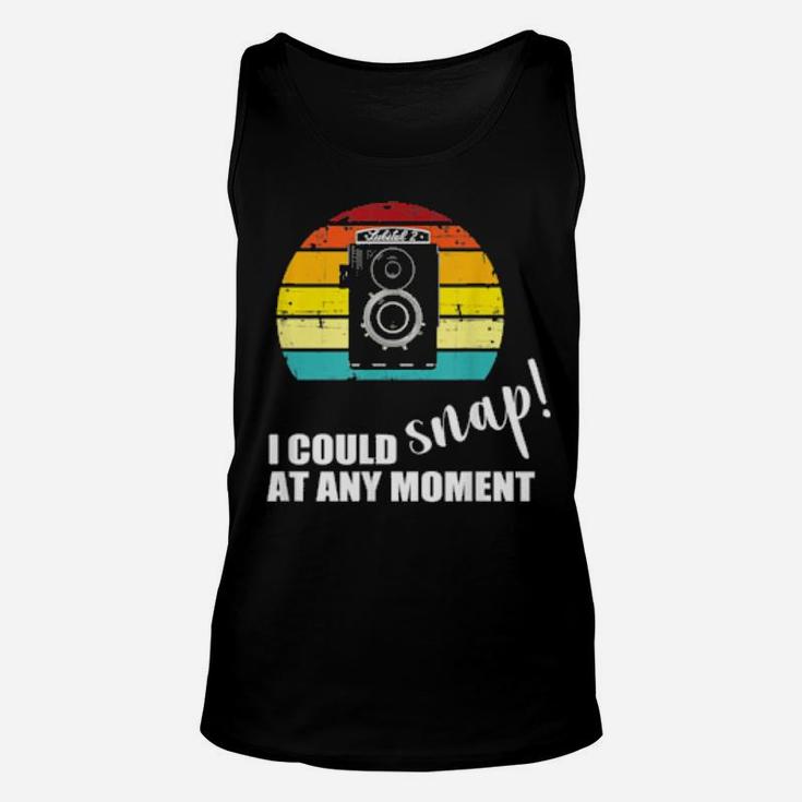 Funny For Old Film Camera Enthusiast Or Fan Or Hobbyist Unisex Tank Top
