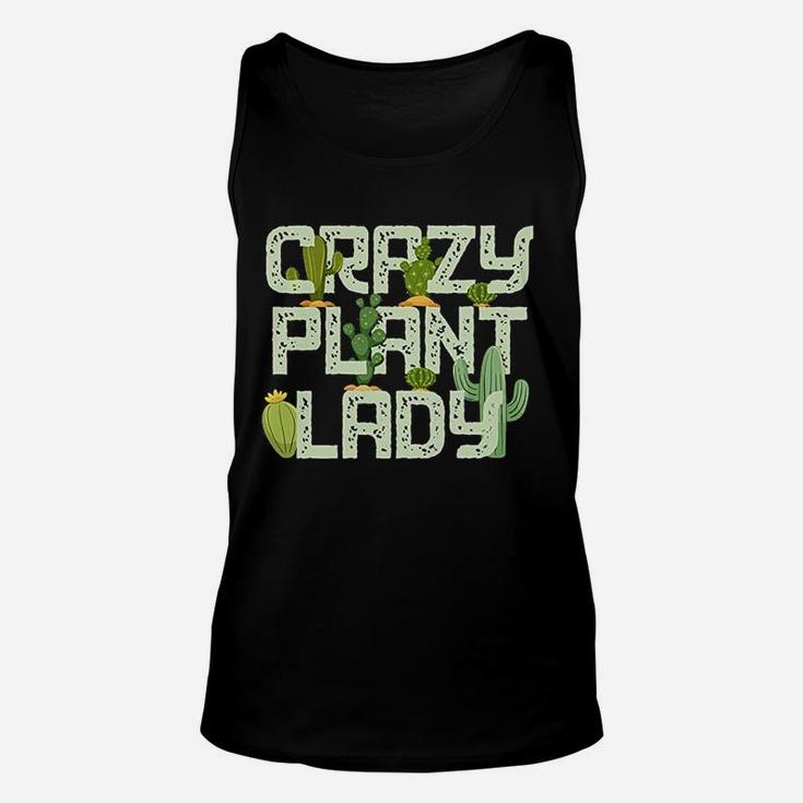 Funny Gardening Crazy Plant Lady Design Unisex Tank Top