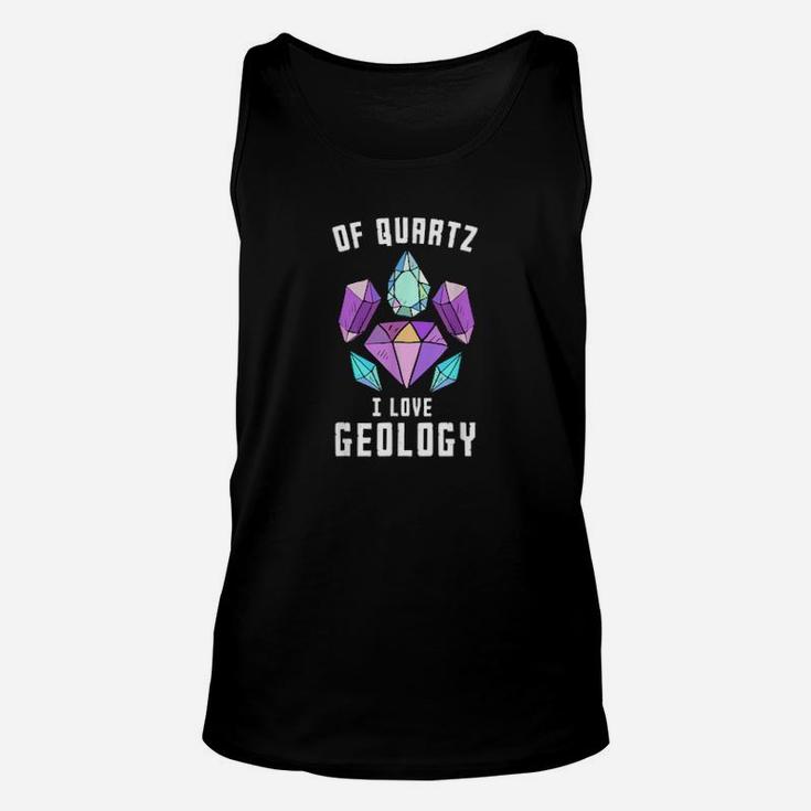 Funny Geographer Rock Collector Valentines Day Geology Unisex Tank Top