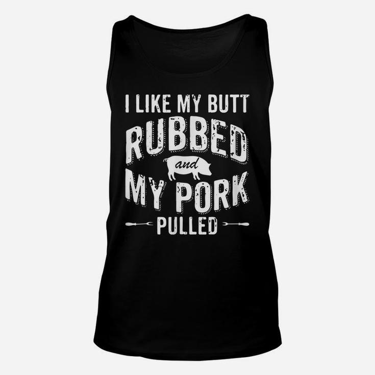 Funny Grilling Bbq I, Rubbed Unisex Tank Top