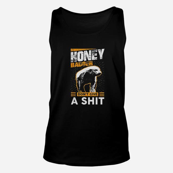 Funny Honey Badger Dont Give A Sht Unisex Tank Top