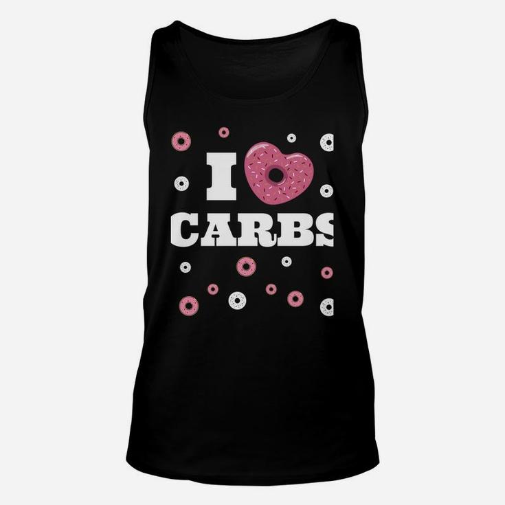 Funny I Love Carbs Unisex Tank Top