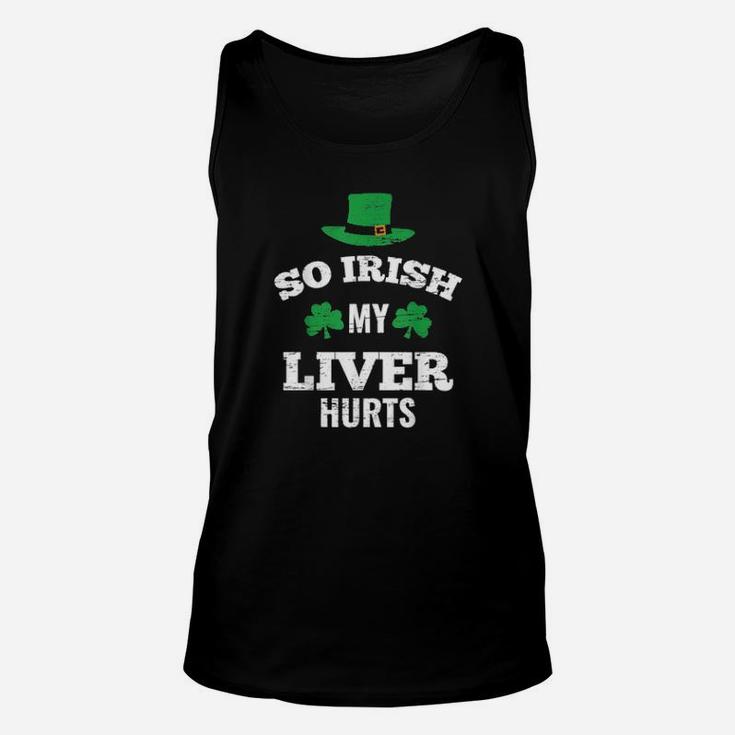 Funny Irish Shamrock Clover Drinking St Patrick Day Unisex Tank Top