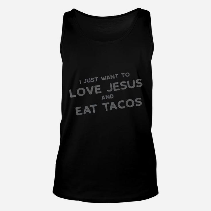Funny Love Jesus For Christian Youth Pastor Seminary Unisex Tank Top