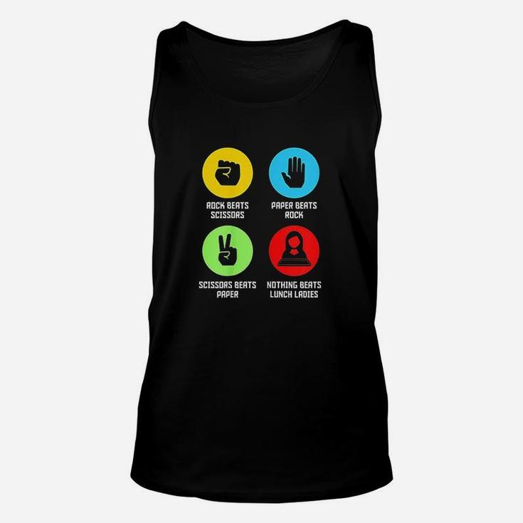 Funny Lunch Lady Gifts Nothing Beats Cafeteria Unisex Tank Top