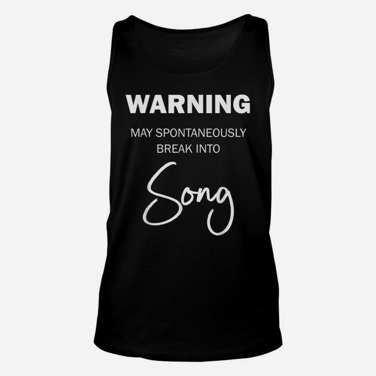 Funny Musical Theatre Gift Idea For Musical Theatre Actor Unisex Tank Top