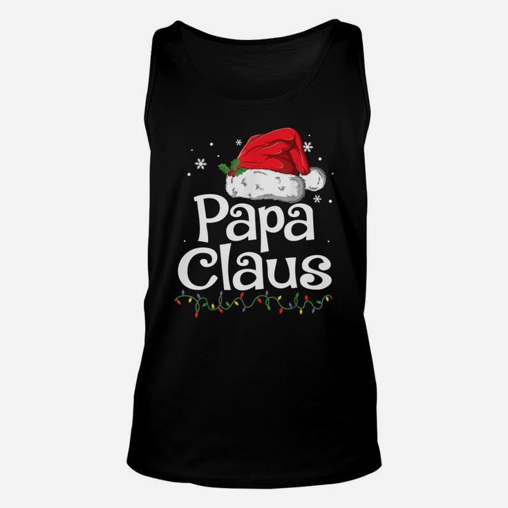 Funny Papa Claus Christmas  Pajamas Santa Gift Unisex Tank Top
