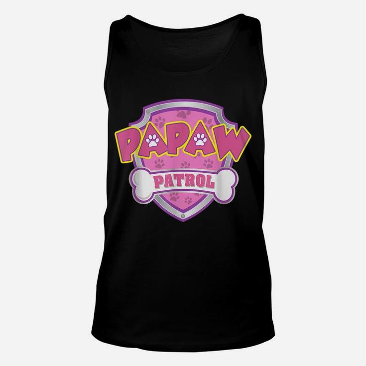 Funny Papaw Patrol - Dog Mom, Dad For Men Women Unisex Tank Top