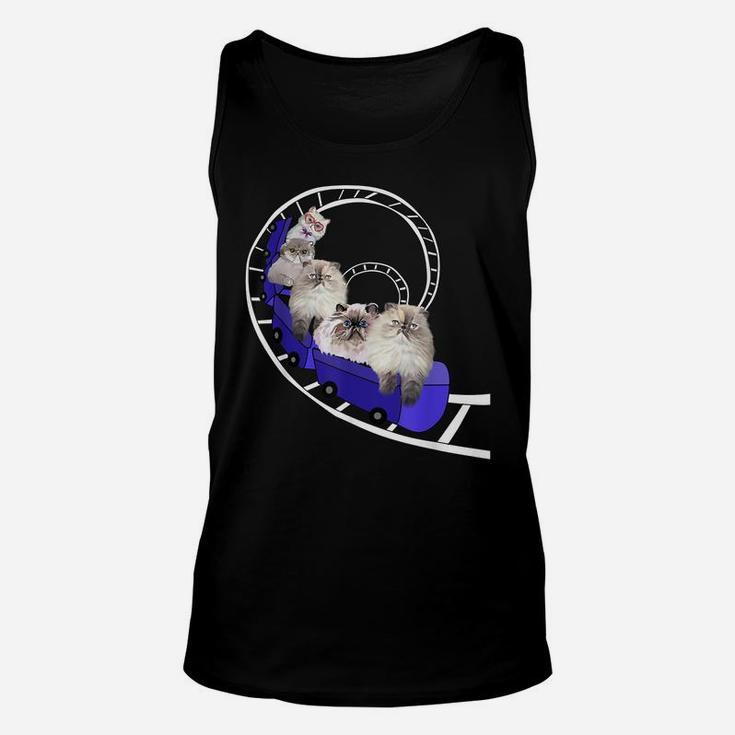 Funny Persian Cats Gifts Cat Lovers Roller Coaster Womens Unisex Tank Top