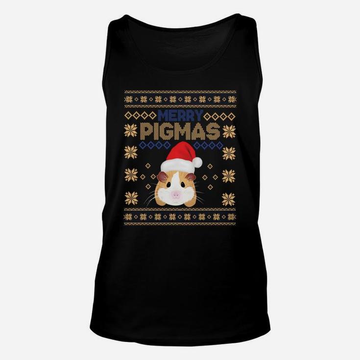 Funny Pigmas Guinea Pig Ugly Christmas Sweaters Sweatshirt Unisex Tank Top