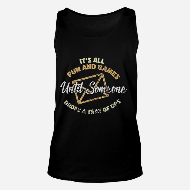 Funny Postal Worker Outfit For A Mailman Unisex Tank Top