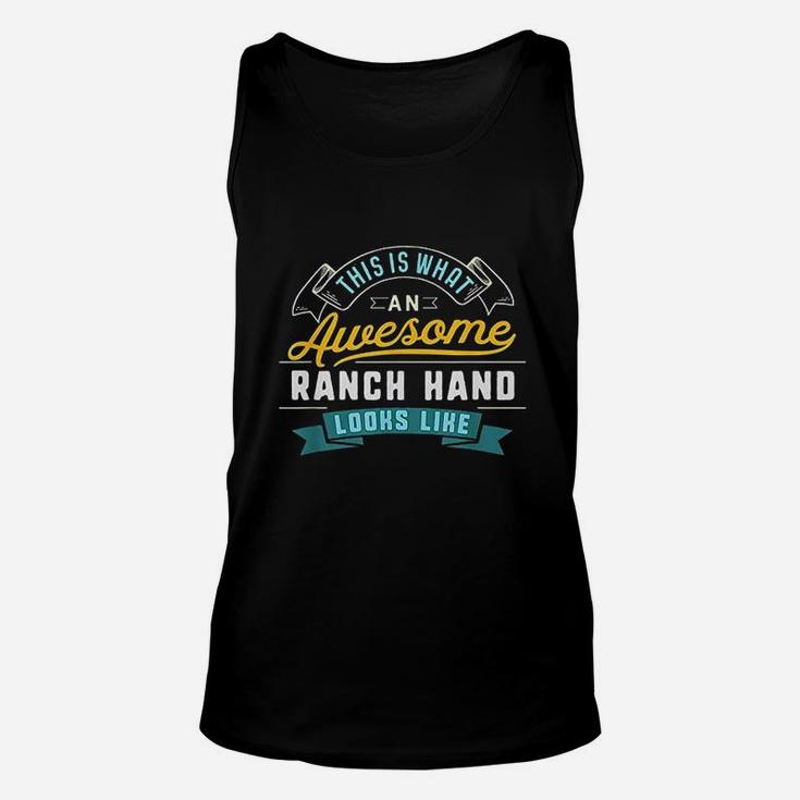 Funny Ranch Hand Awesome Job Occupation Graduation Unisex Tank Top