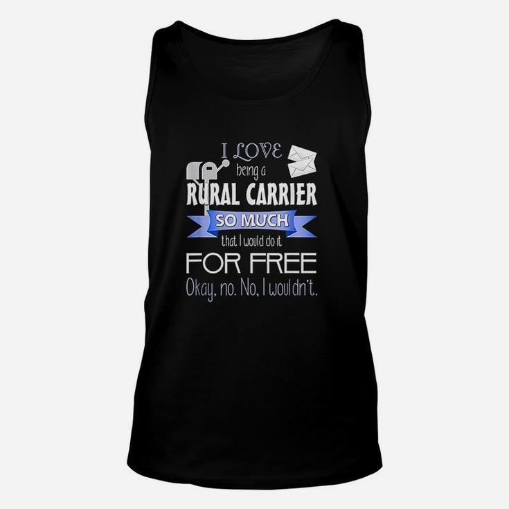 Funny Rural Mail Carrier Unisex Tank Top