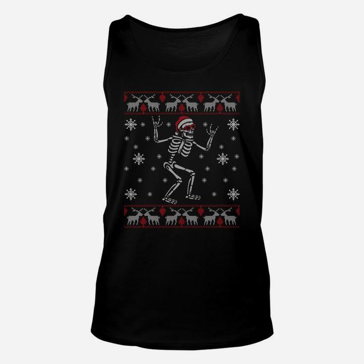 Funny Skeleton Sweatshirts For Women Men Christmas Gifts Sweatshirt Unisex Tank Top