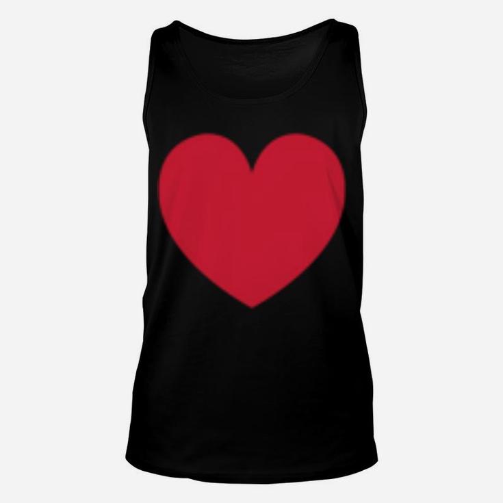 Funny Yes Dear Heart Valentines Day Husband Wife Sweatshirt Unisex Tank Top