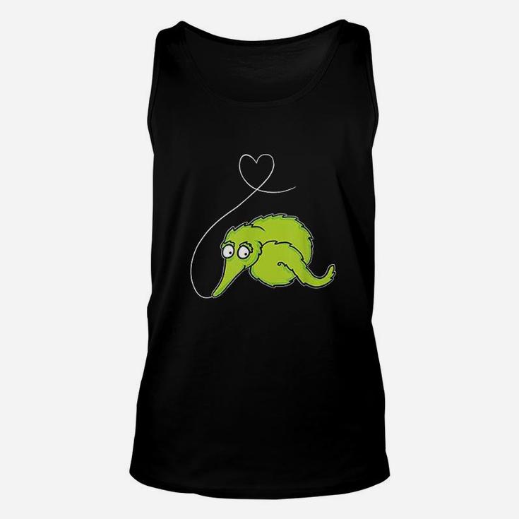 Fuzzy Worm On A String Meme Heart On A String Unisex Tank Top