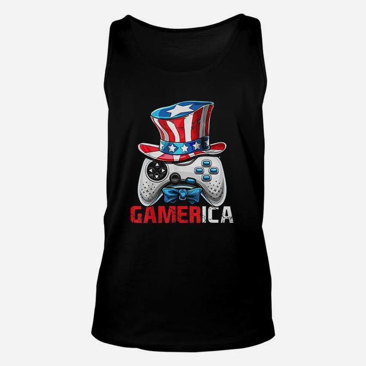 Gamerica 4Th Of July Video Game American Flag Unisex Tank Top