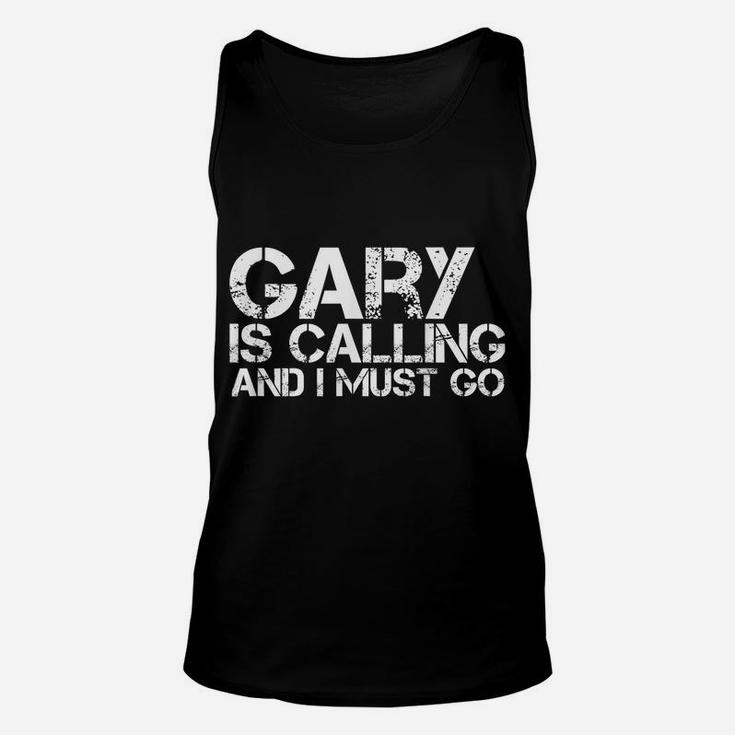 Gary In Indiana Funny City Trip Home Roots Usa Gift Unisex Tank Top
