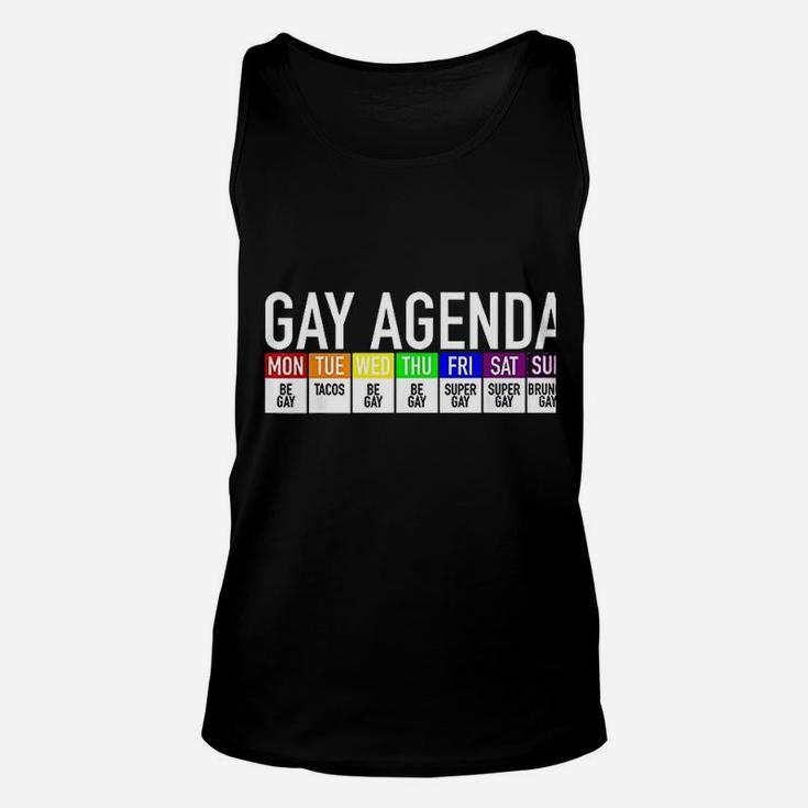 Gay Agenda Gay Pride Unisex Tank Top