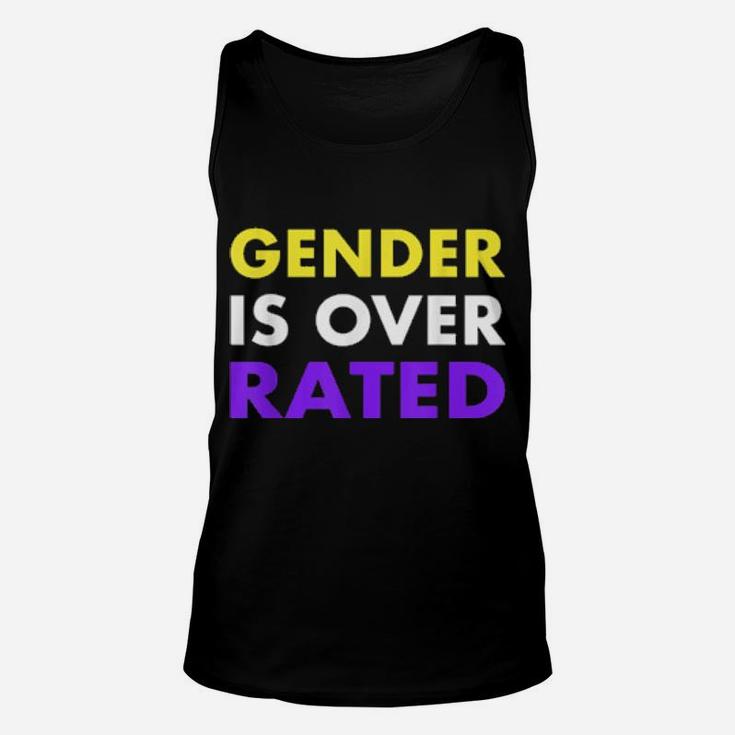 Gender Is Over Rated Nonbinary Shirt Unisex Tank Top