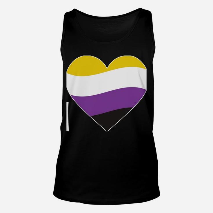 Genderfluid 'Love' | Agender Gift For Non-Binary Pride Flag Unisex Tank Top