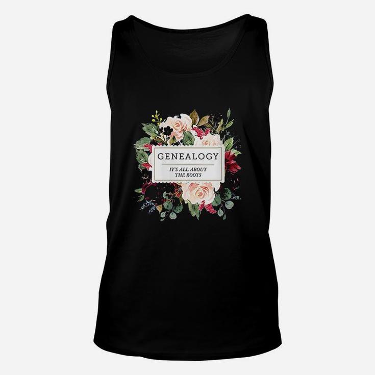 Genealogy Gift Genealogist Gift Ladies Family Research Unisex Tank Top