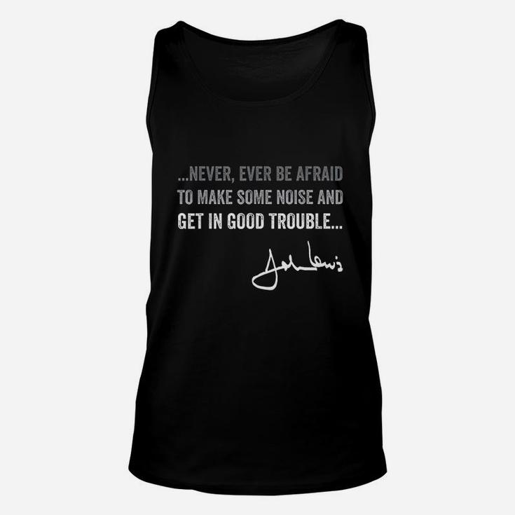 Get In Good Necessary Trouble Gift For Social Justice Unisex Tank Top