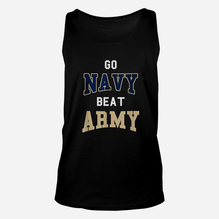 Go Navy Beat Army Unisex Tank Top
