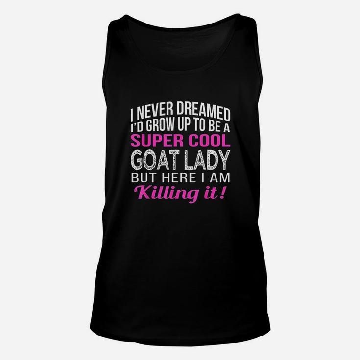 Goat Lady Funny Goat Lover Unisex Tank Top