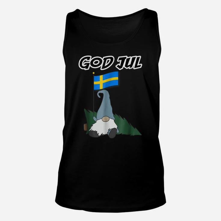 God Jul Swedish Gnome Tshirt Merry Christmas Swedish T-Shirt Unisex Tank Top