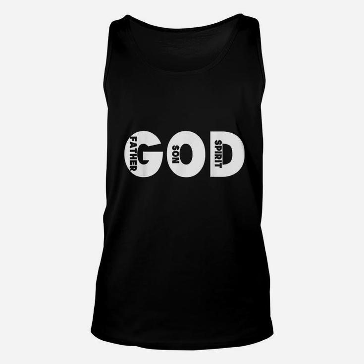 God Three Persons Father Son Holy Spirit Unisex Tank Top
