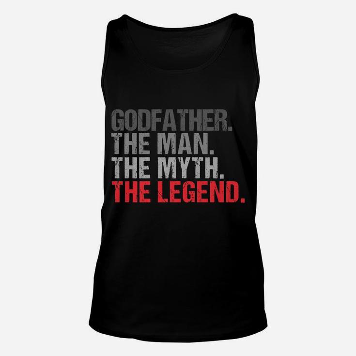 Godfather The Man The Myth The Legend Father's Day Unisex Tank Top